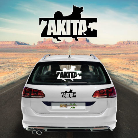 Autoaufkleber Akita
