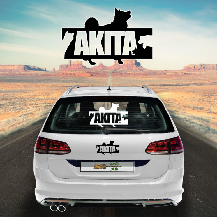 Autoaufkleber Akita