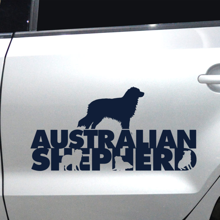 Autoaufkleber Australian Shepherd – Bild 2