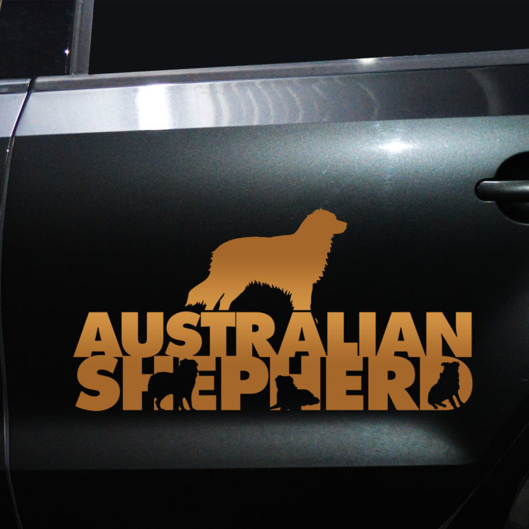 Autoaufkleber Australian Shepherd – Bild 4