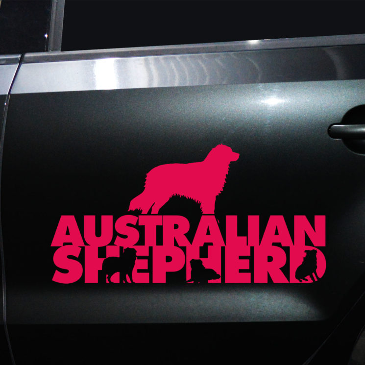 Autoaufkleber Australian Shepherd – Bild 5