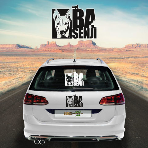 Autoaufkleber Basenji