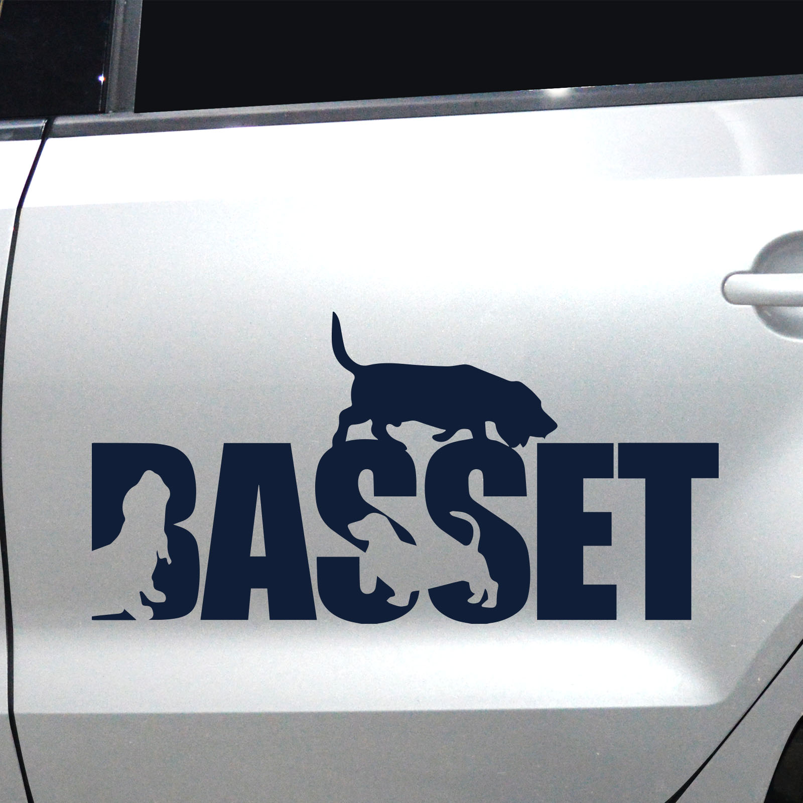 Autoaufkleber Basset – Bild 3