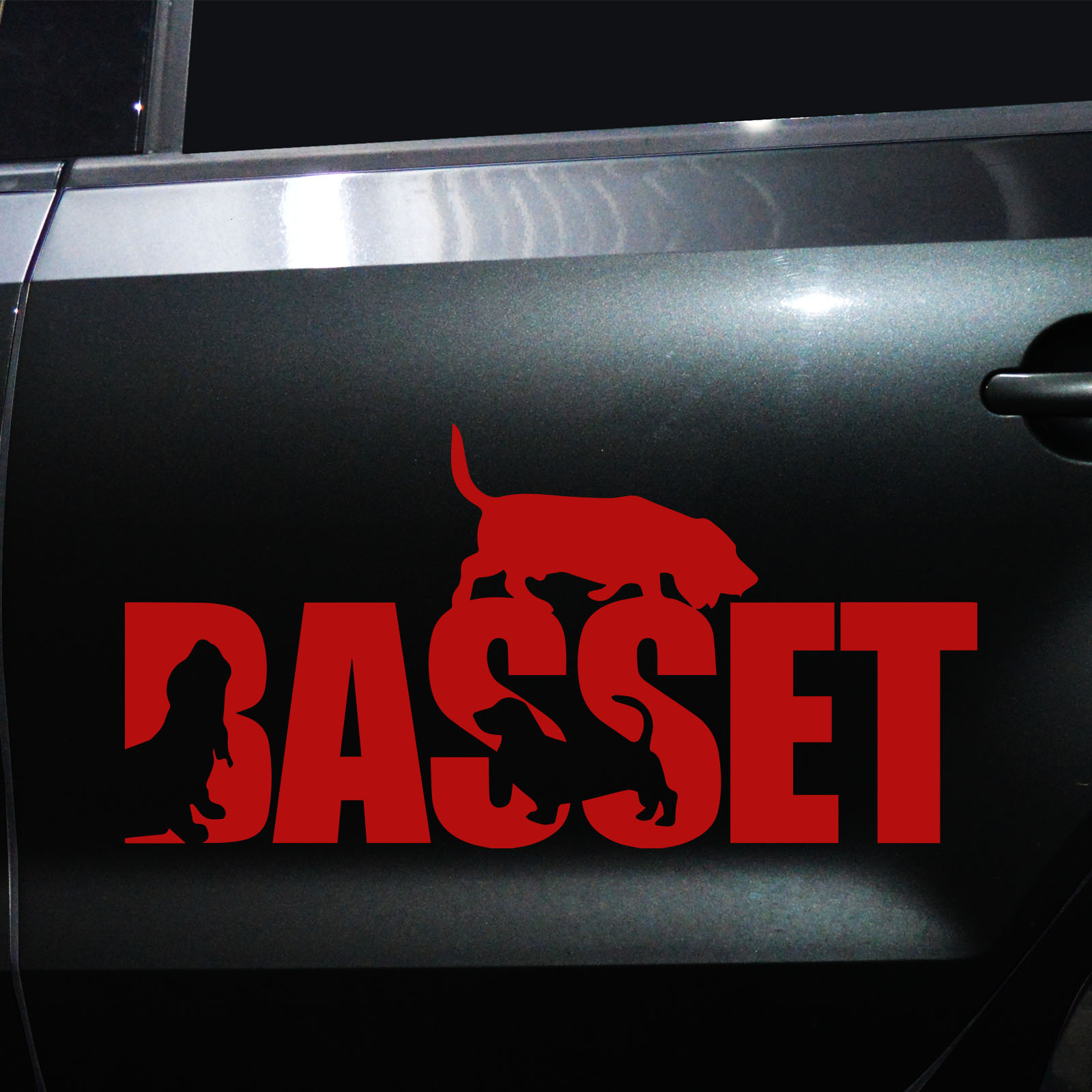Autoaufkleber Basset – Bild 8