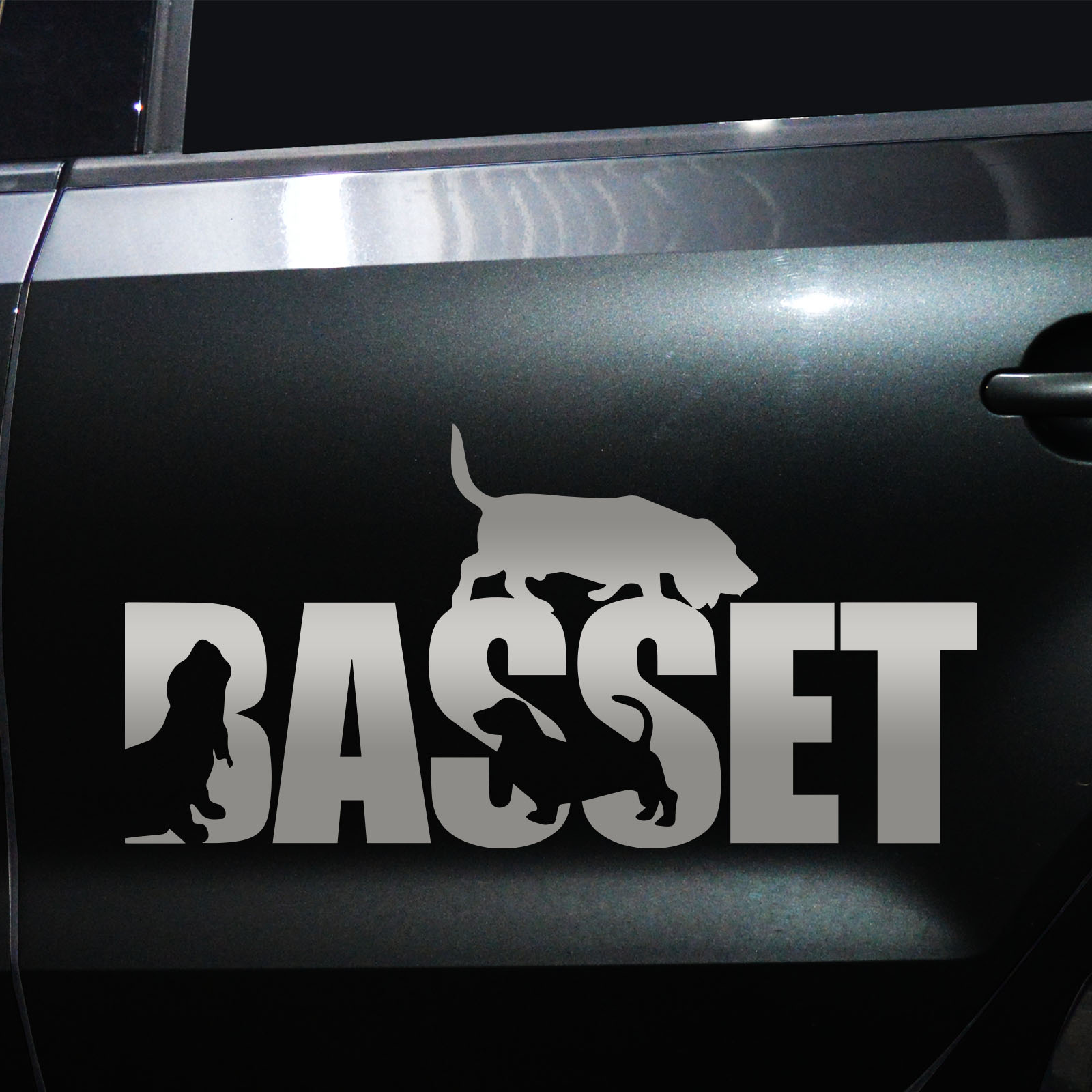 Autoaufkleber Basset – Bild 5