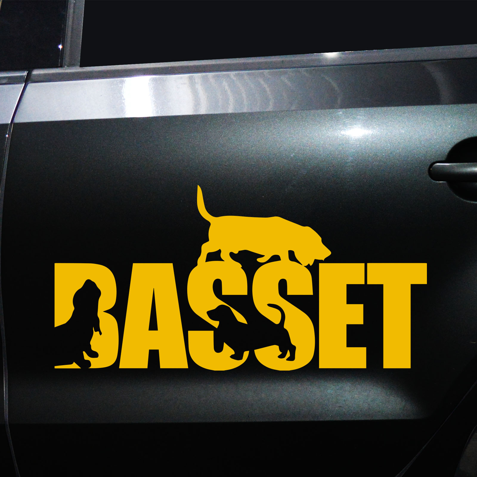 Autoaufkleber Basset – Bild 11