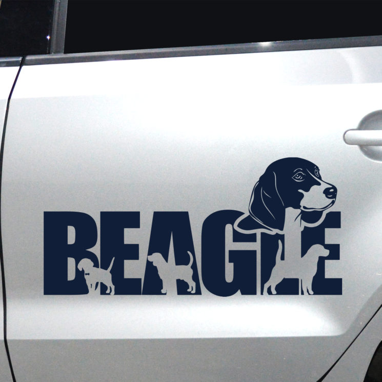 Autoaufkleber Beagle – Bild 2