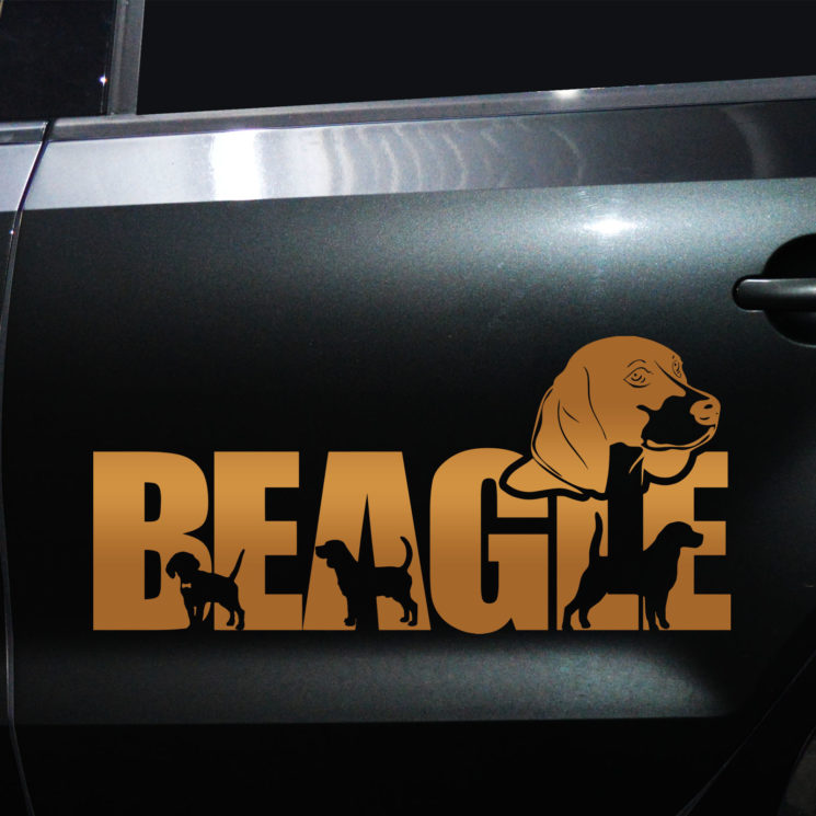 Autoaufkleber Beagle – Bild 4