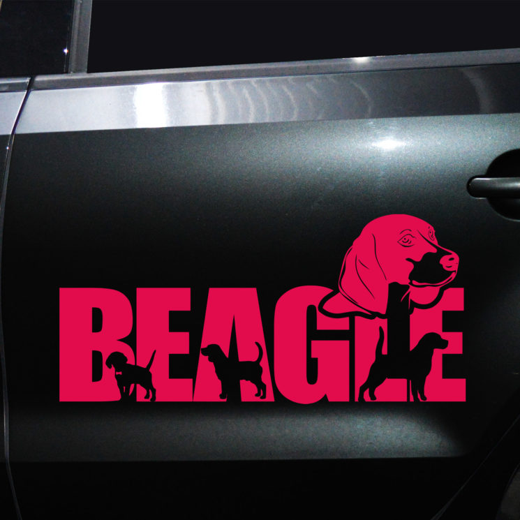 Autoaufkleber Beagle – Bild 5