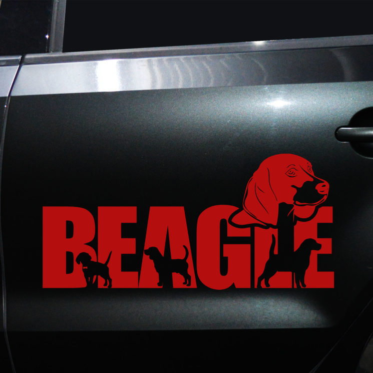 Autoaufkleber Beagle – Bild 6