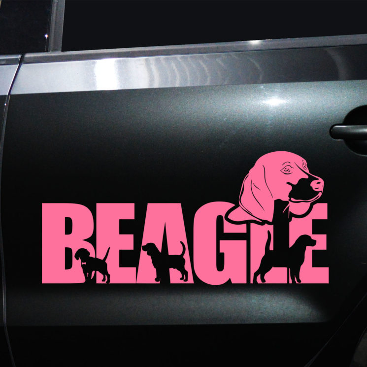 Autoaufkleber Beagle – Bild 10
