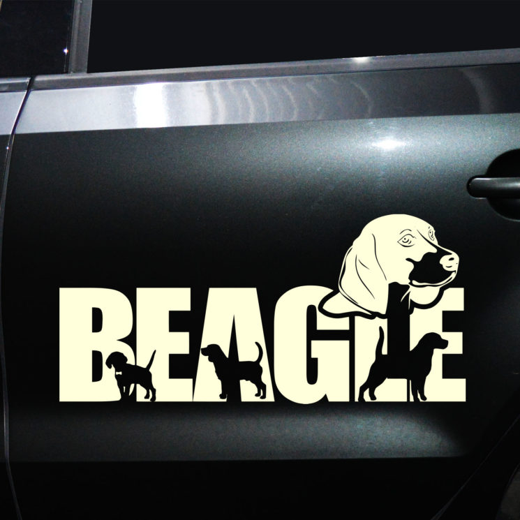 Autoaufkleber Beagle – Bild 11