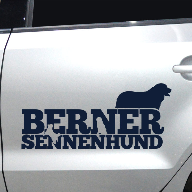 Autoaufkleber Berner Sennenhund – Bild 2