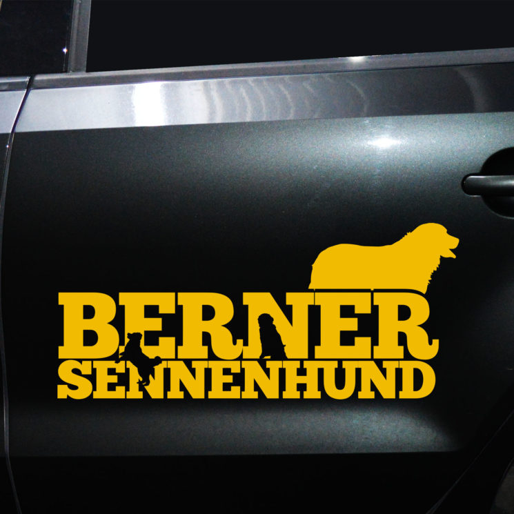 Autoaufkleber Berner Sennenhund – Bild 3