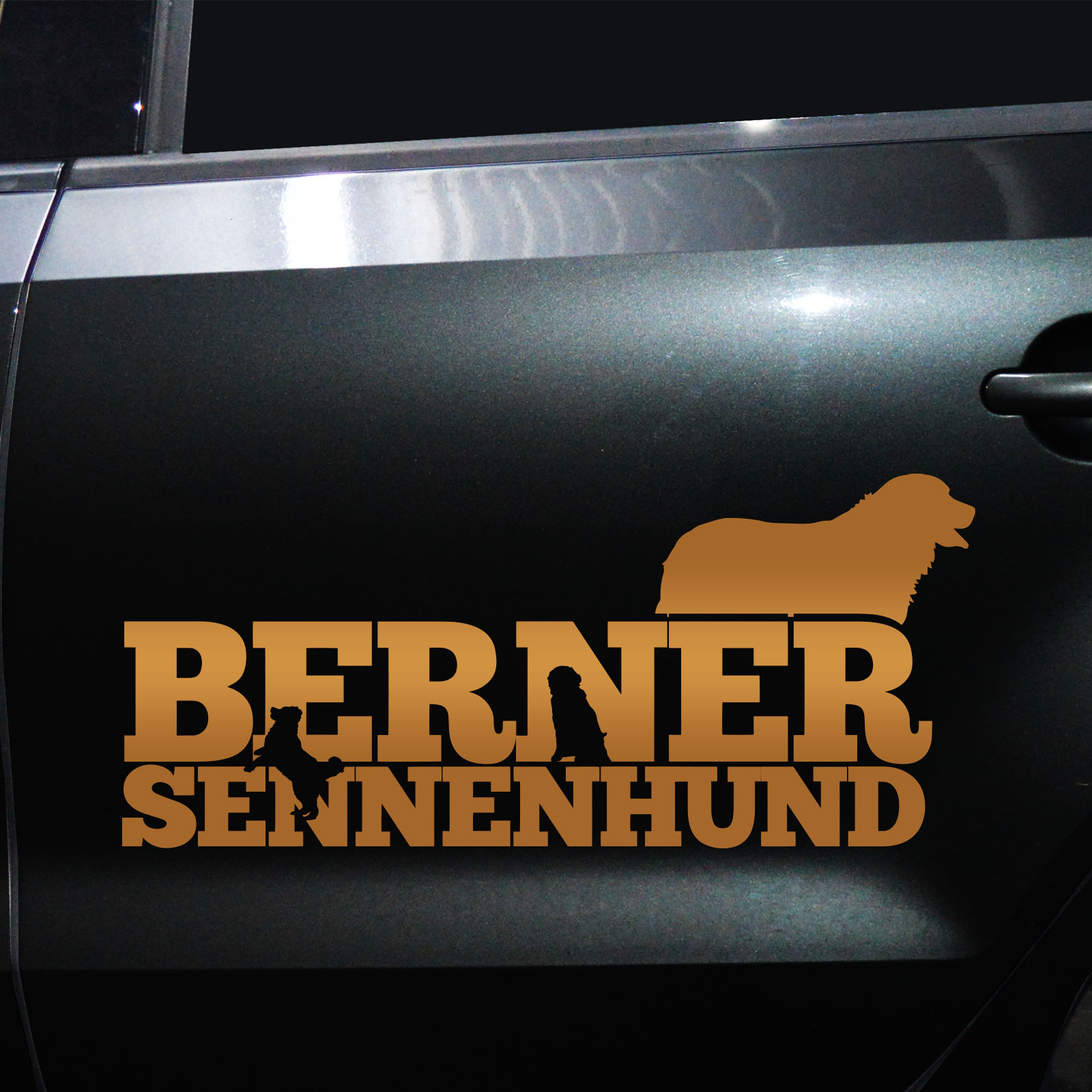 Auto Aufkleber, Berner Sennenhund, Personalisiert, Car Sticker in Köln -  Köln Merheim, Tuning & Styling Anzeigen