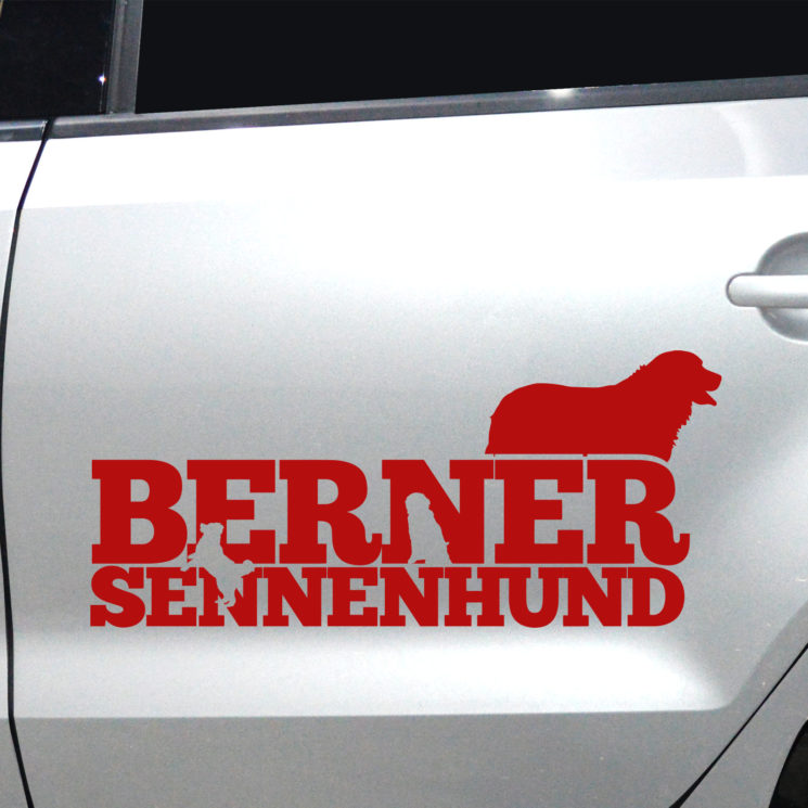 Autoaufkleber Berner Sennenhund – Bild 6