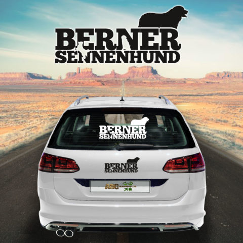 Autoaufkleber Berner Sennenhund