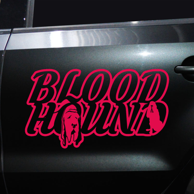 Autoaufkleber Bloodhound – Bild 8
