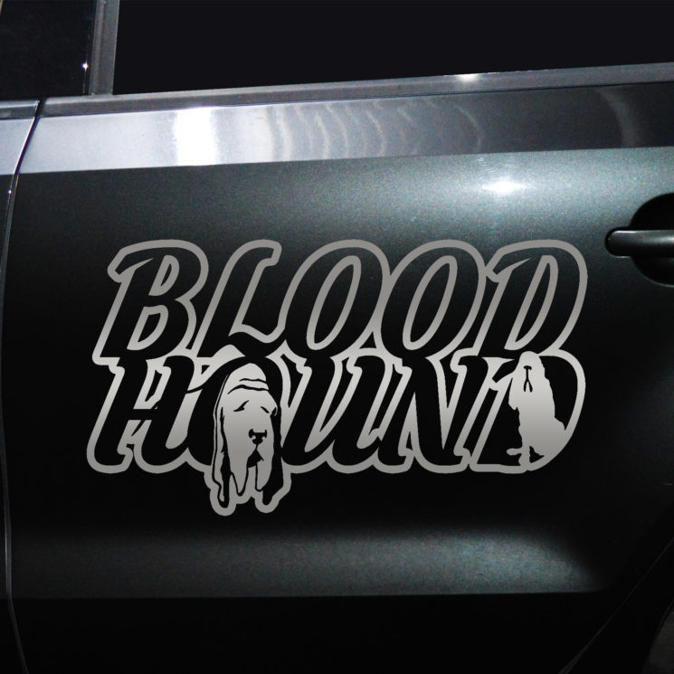 Autoaufkleber Bloodhound – Bild 4