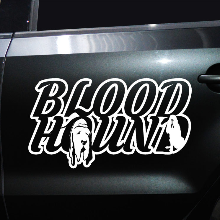Autoaufkleber Bloodhound – Bild 2