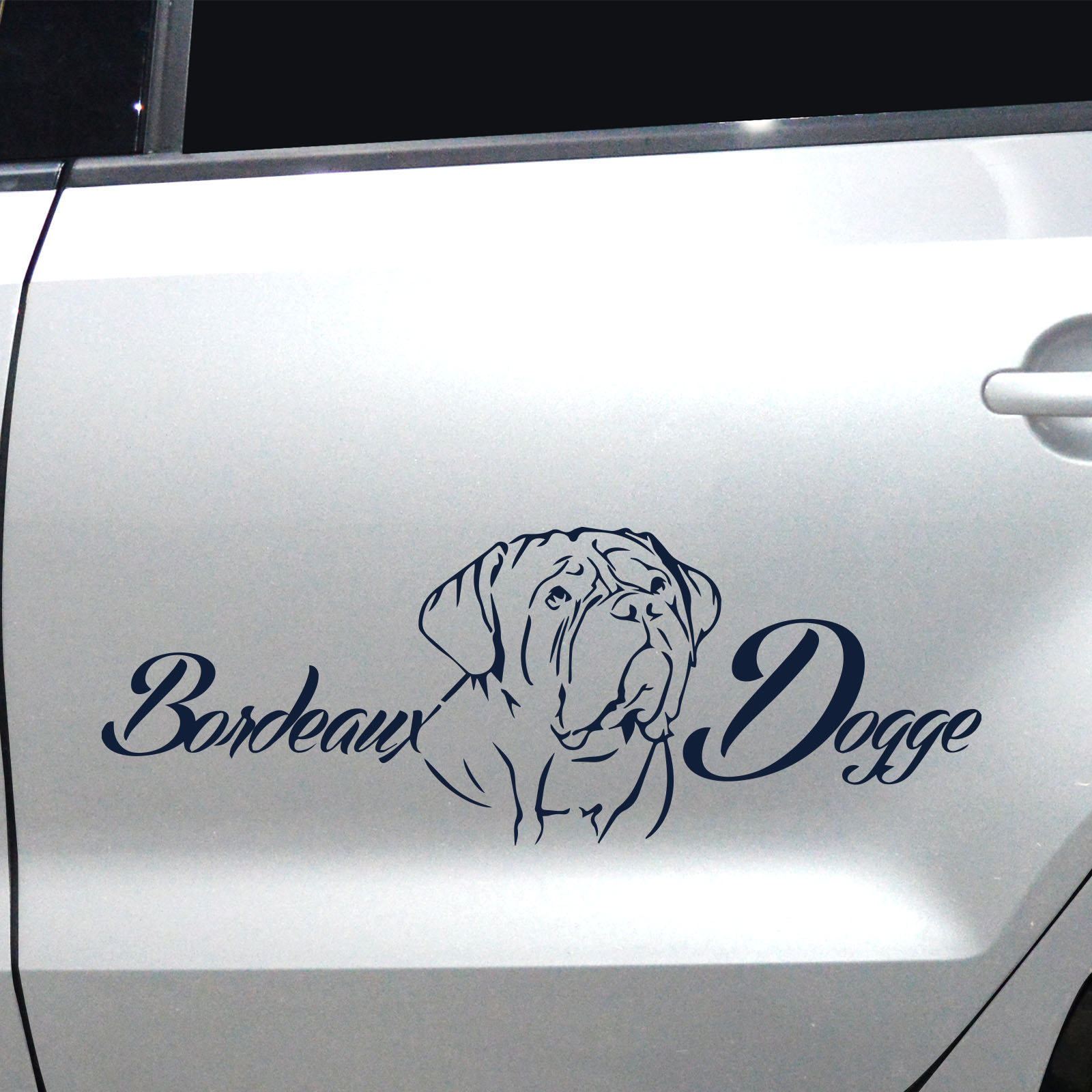 Autoaufkleber Bordeauxdogge – Bild 2