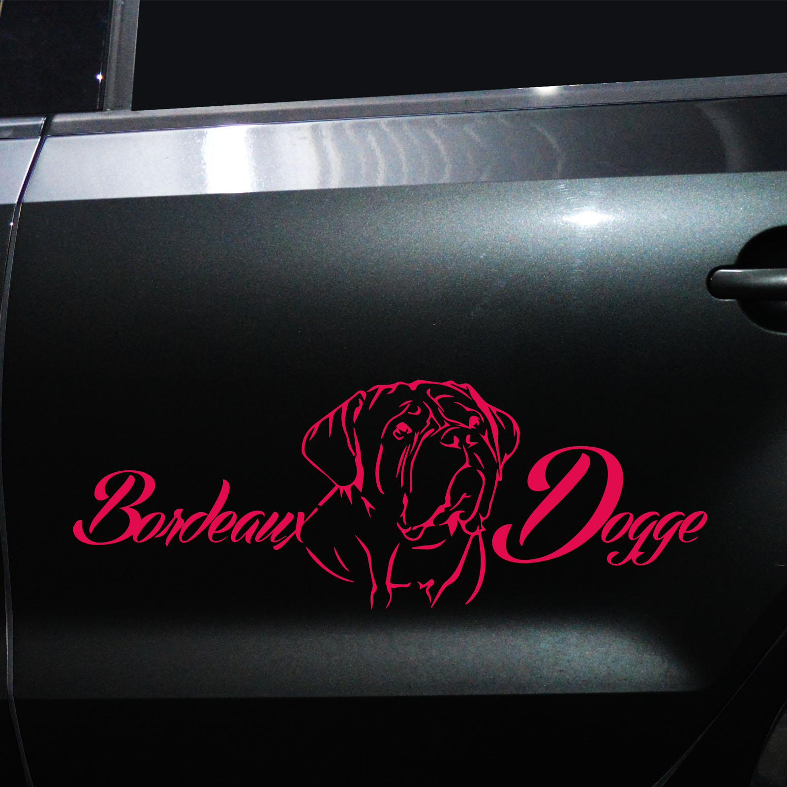 Autoaufkleber Bordeauxdogge – Bild 5