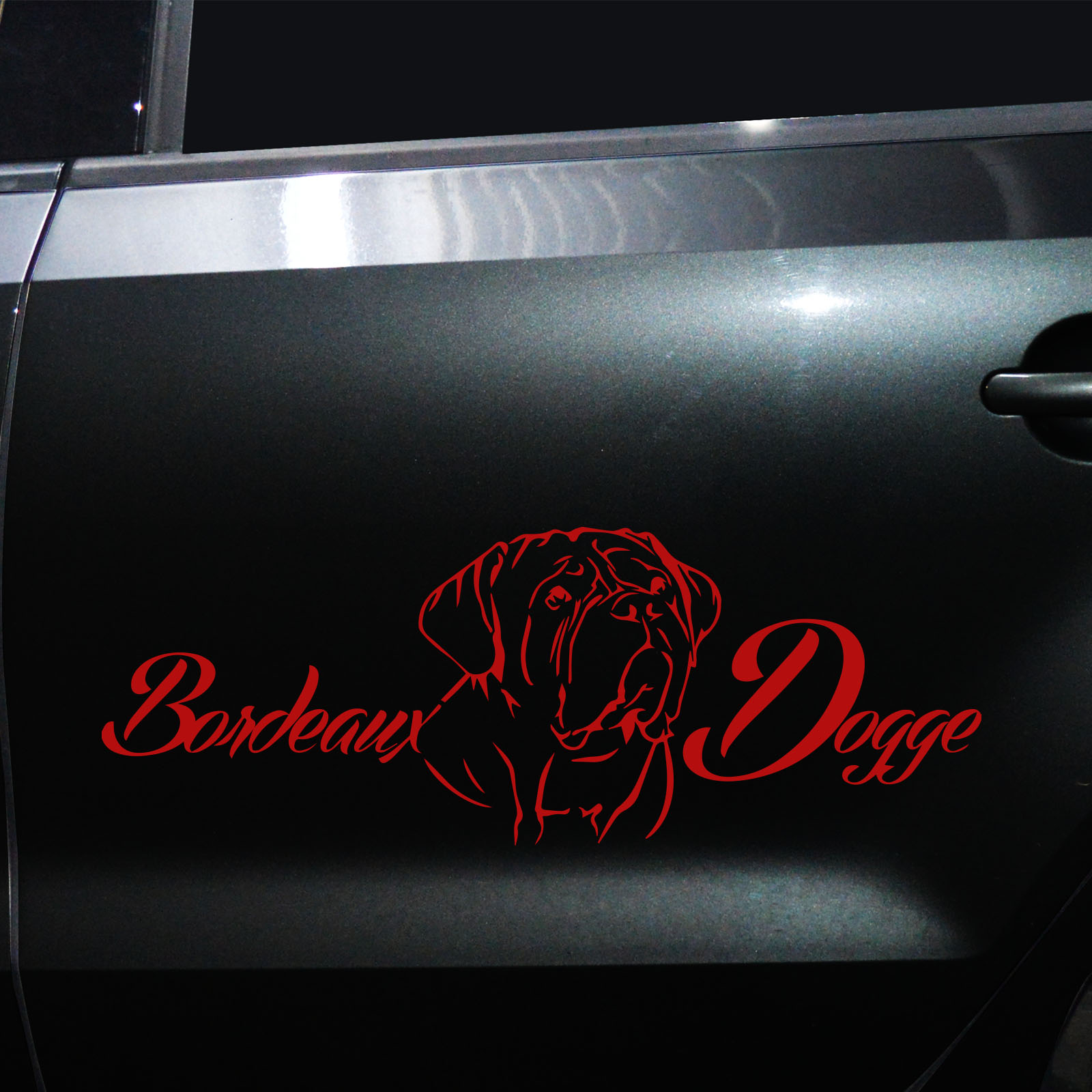 Autoaufkleber Bordeauxdogge – Bild 6