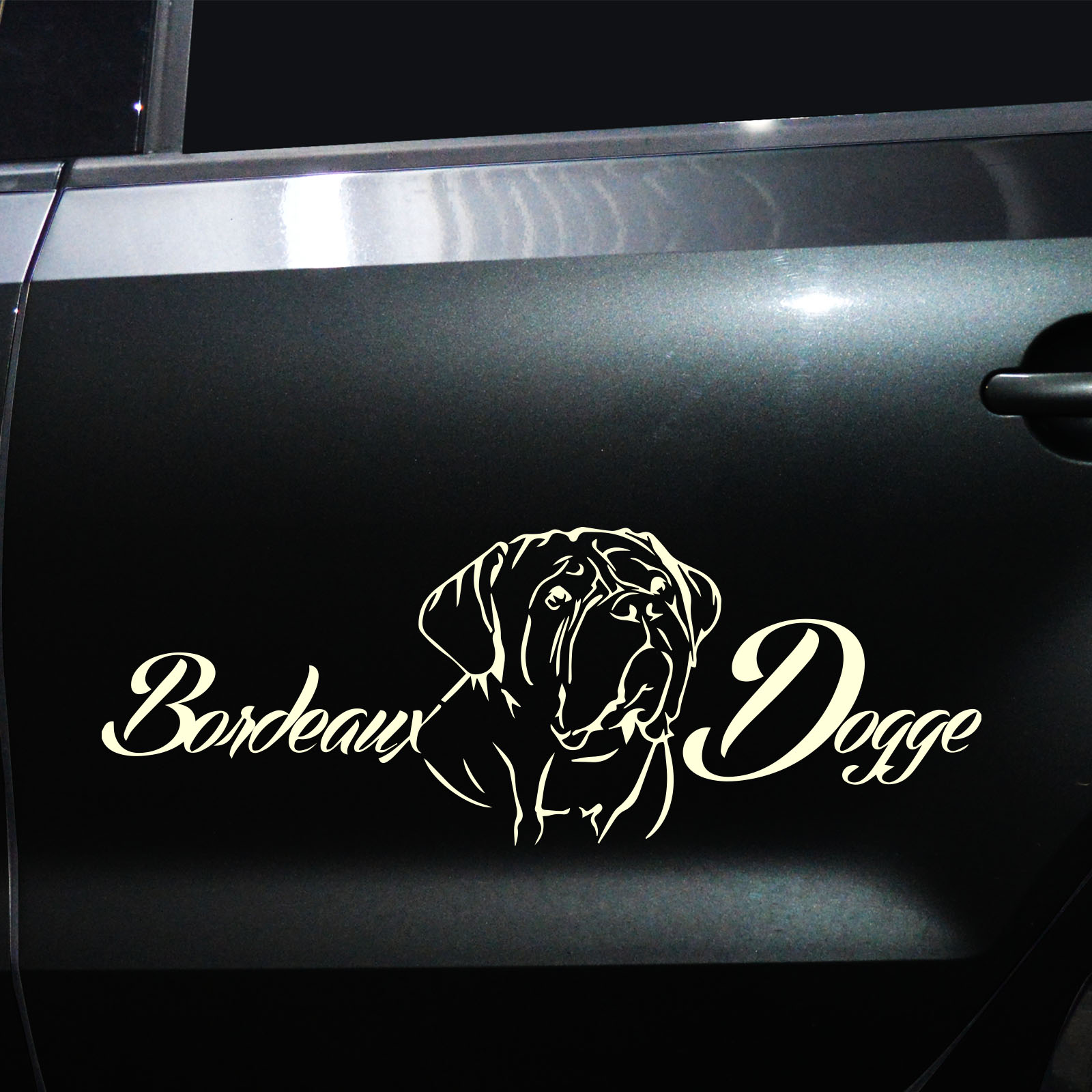 Autoaufkleber Bordeauxdogge – Bild 9