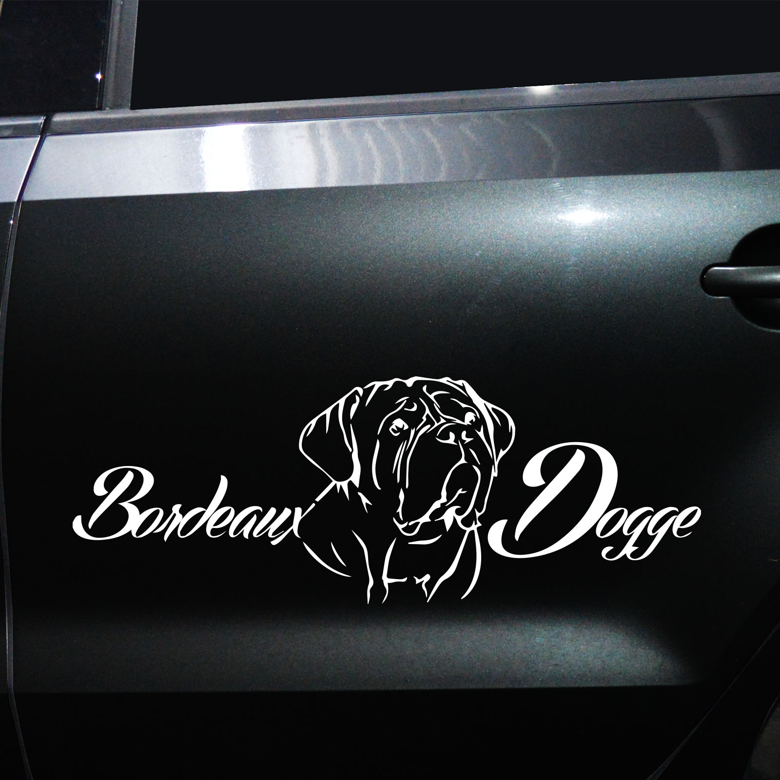 Autoaufkleber Bordeauxdogge – Bild 11