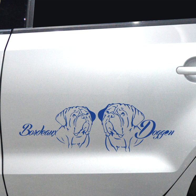 Autoaufkleber Bordeauxdoggen – Bild 7