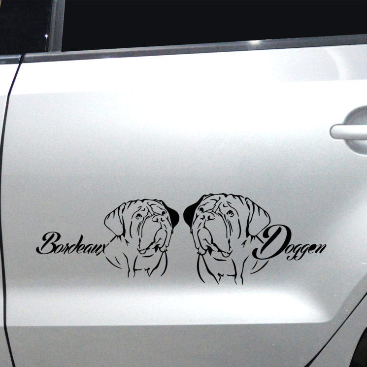 Autoaufkleber Bordeauxdoggen – Bild 8