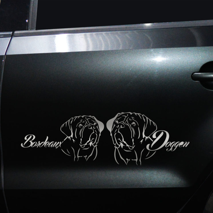 Autoaufkleber Bordeauxdoggen – Bild 9