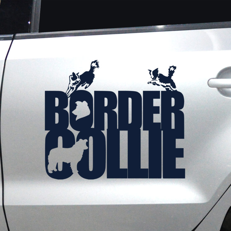 Autoaufkleber Border Collie – Bild 2