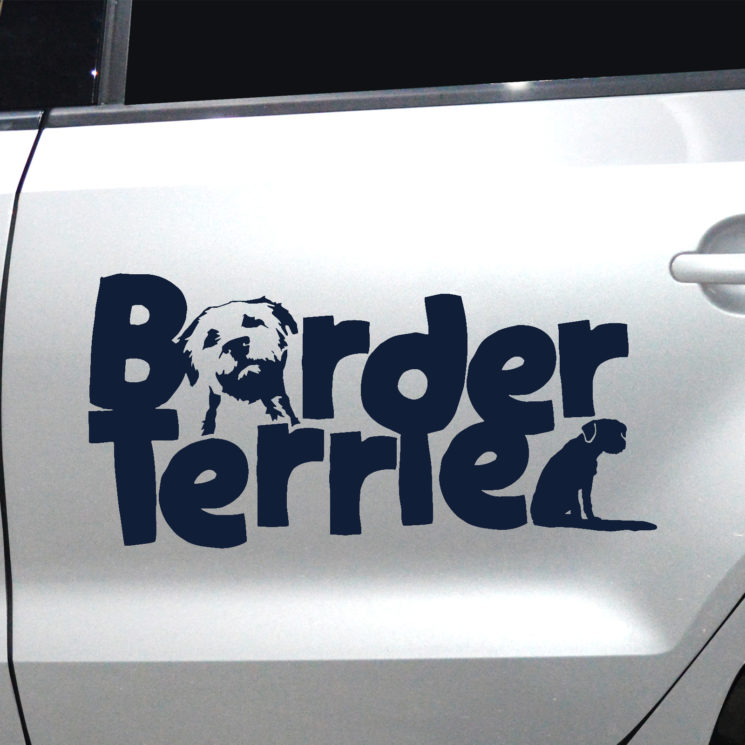 Autoaufkleber Border Terrier – Bild 2