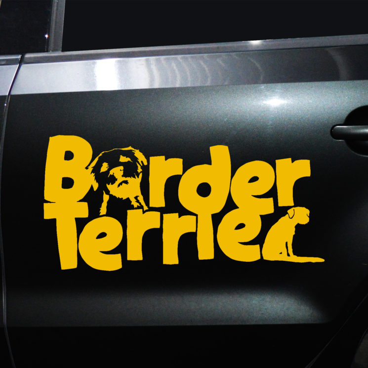 Autoaufkleber Border Terrier – Bild 3