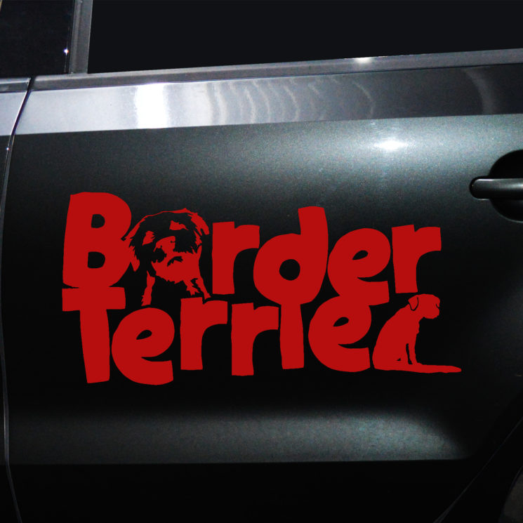 Autoaufkleber Border Terrier – Bild 6