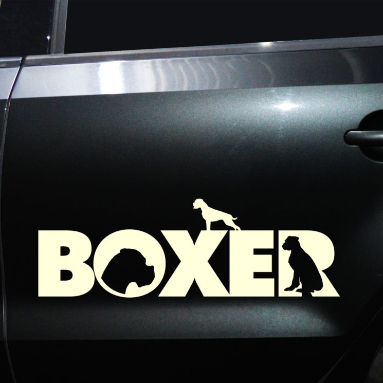 Autoaufkleber Boxer – Bild 11