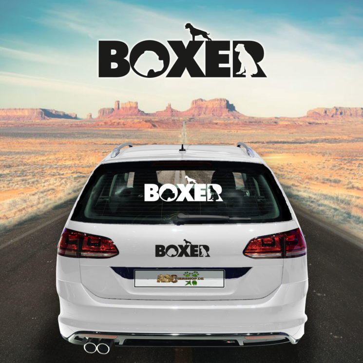Autoaufkleber Boxer