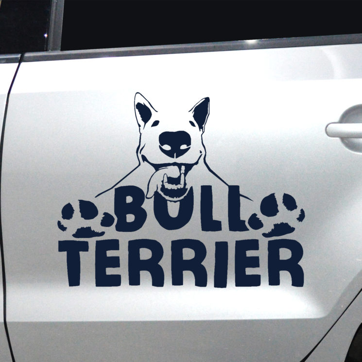 Autoaufkleber Bull Terrier – Bild 11