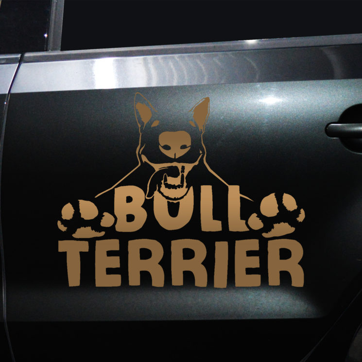 Autoaufkleber Bull Terrier – Bild 9