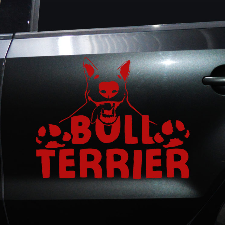 Autoaufkleber Bull Terrier – Bild 7
