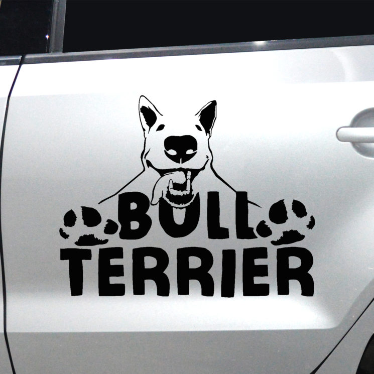 Autoaufkleber Bull Terrier – Bild 5