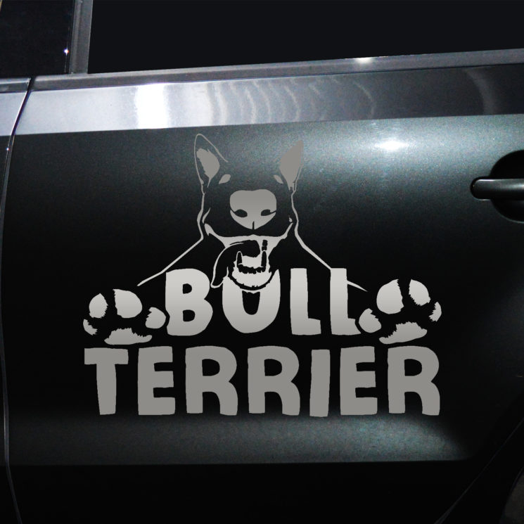 Autoaufkleber Bull Terrier – Bild 4