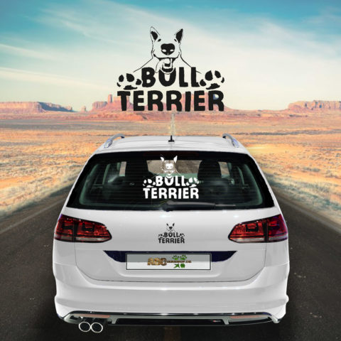 Autoaufkleber Bull Terrier