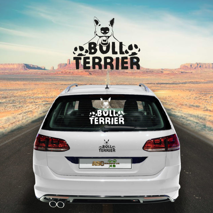 Autoaufkleber Bull Terrier
