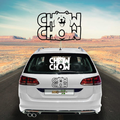 Autoaufkleber Chow Chow