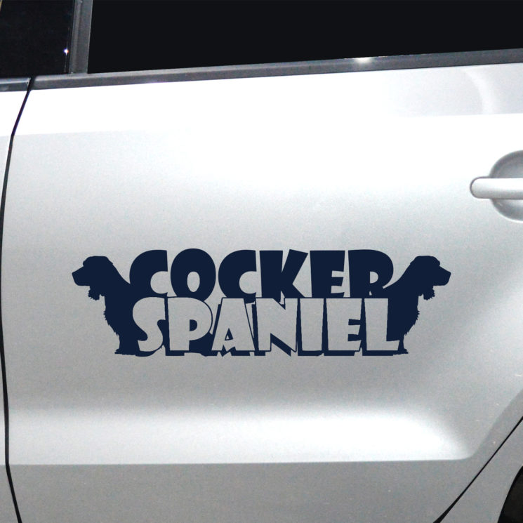 Autoaufkleber Cocker Spaniel – Bild 2