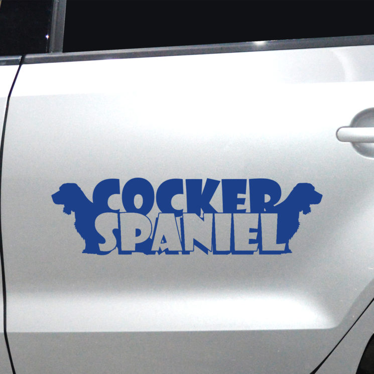 Autoaufkleber Cocker Spaniel – Bild 7