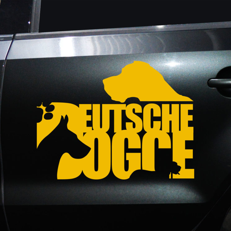 Autoaufkleber Deutsche Dogge – Bild 10