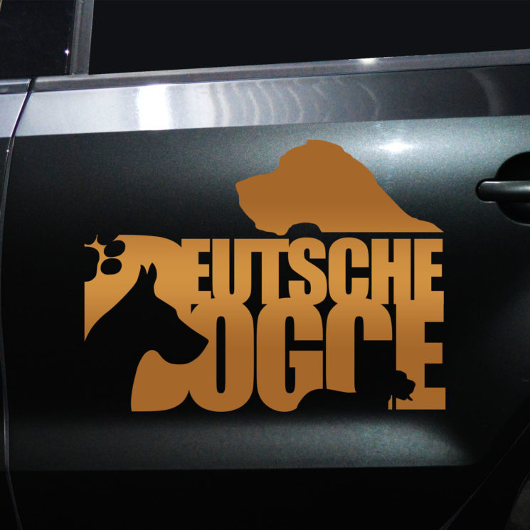 Autoaufkleber Deutsche Dogge – Bild 9